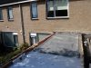 Aanbrengen EPDM bedekking op dak aanbouw door onze dakdekkers